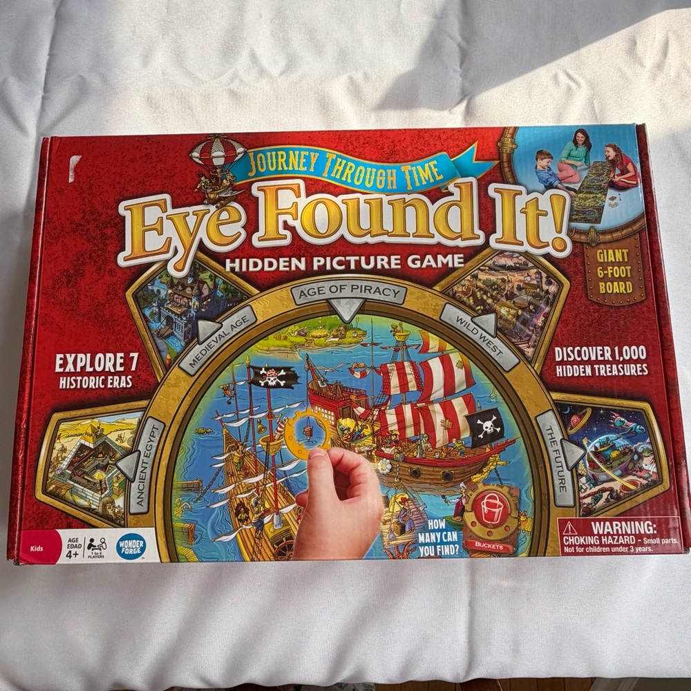 Journey Through Time Eye Found It! Hidden Picture Board Game complete‎ set